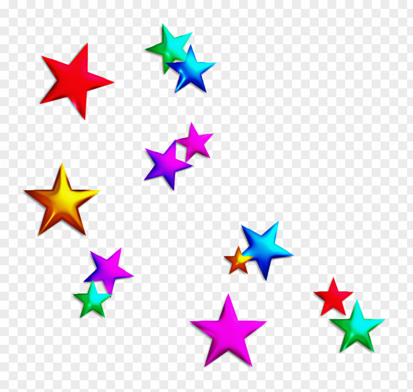 Confetti Star Clip Art PNG