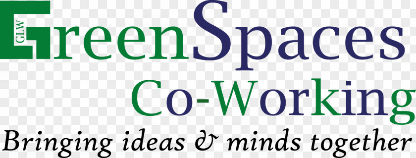 Green Spaces Co-Working Logo Brand Font Idea PNG