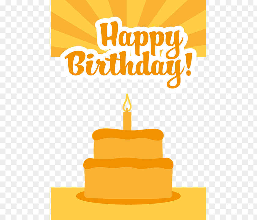 Happy Birthday Cake Greeting Card Gift Wish PNG