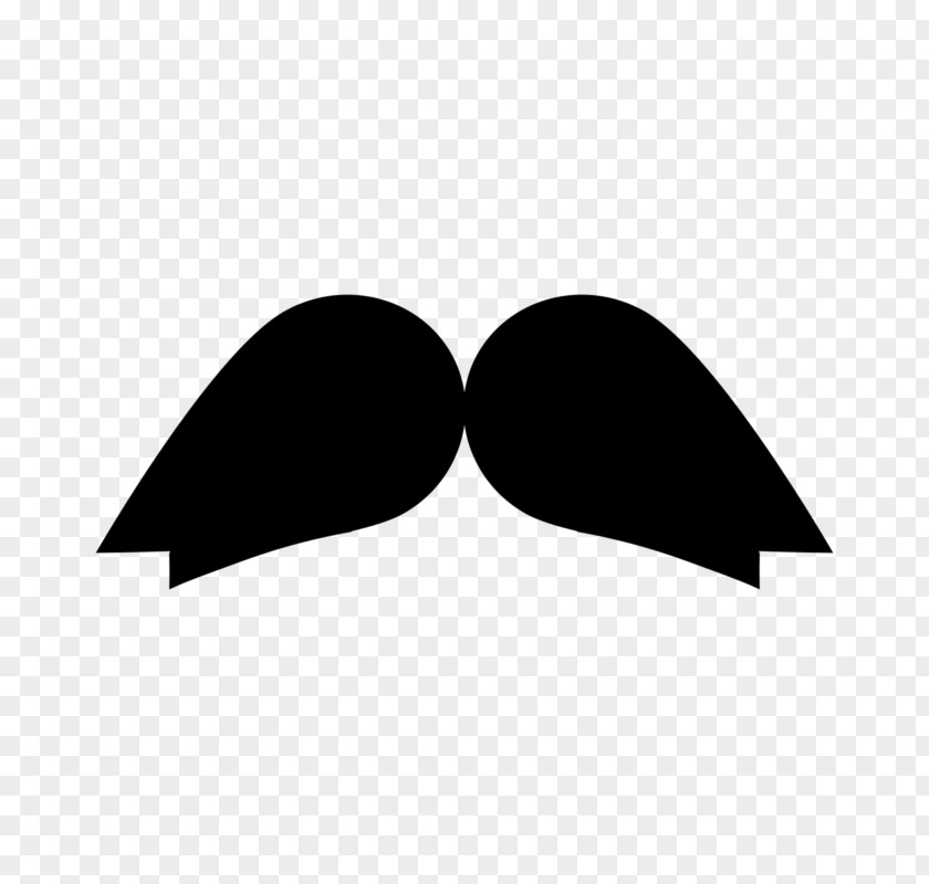 Moustache Black & White Clip Art PNG