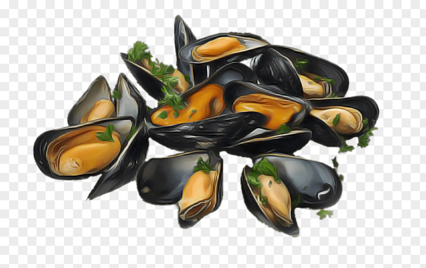 Dish Cuisine Mussel Food Bivalve Seafood Shellfish PNG