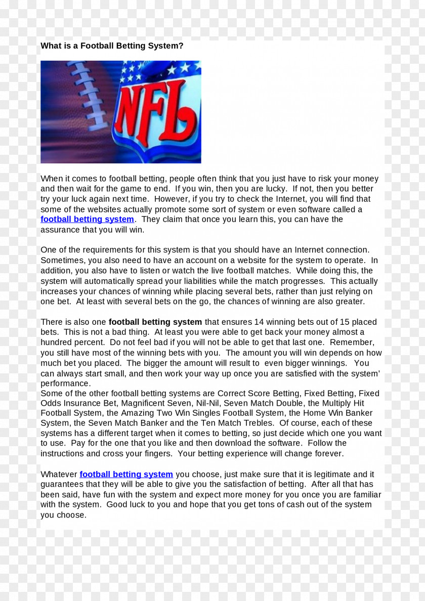 NFL American Football Line Font PNG