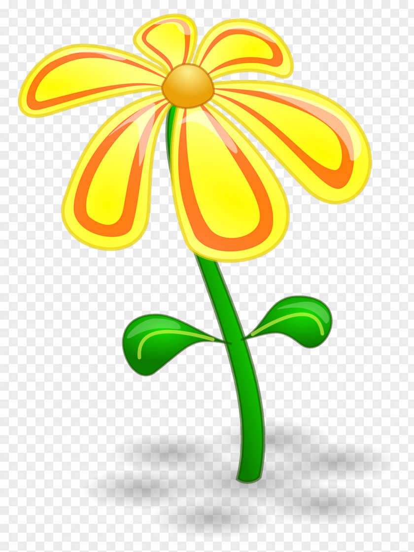 Egore Flower Yellow Clip Art PNG