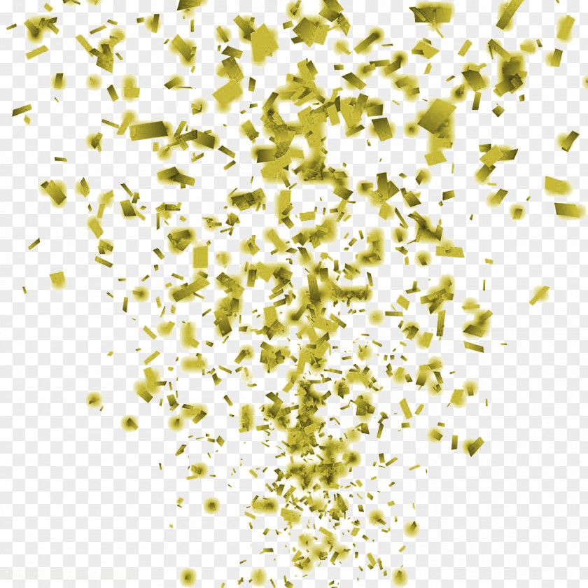 Fly Paper Gold Shredded Clip Art PNG