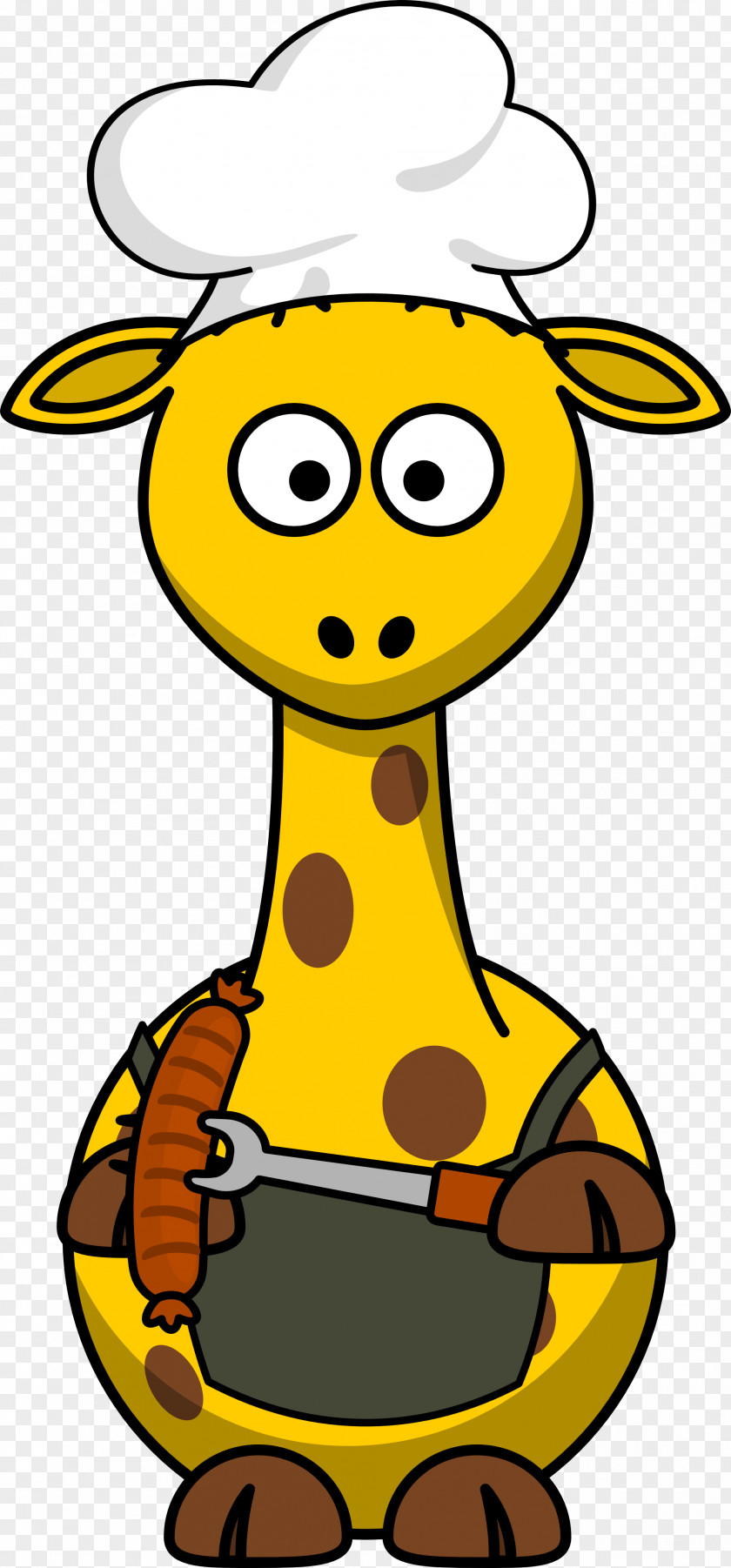 Giraffe Cartoon Clip Art PNG