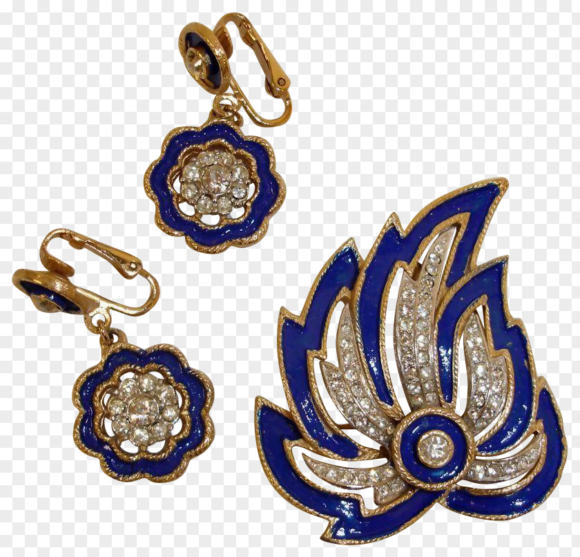 Jewellery Locket Earring Cobalt Blue Body Bling-bling PNG