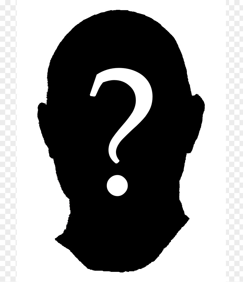 Dog Head Silhouette Question Mark Clip Art PNG