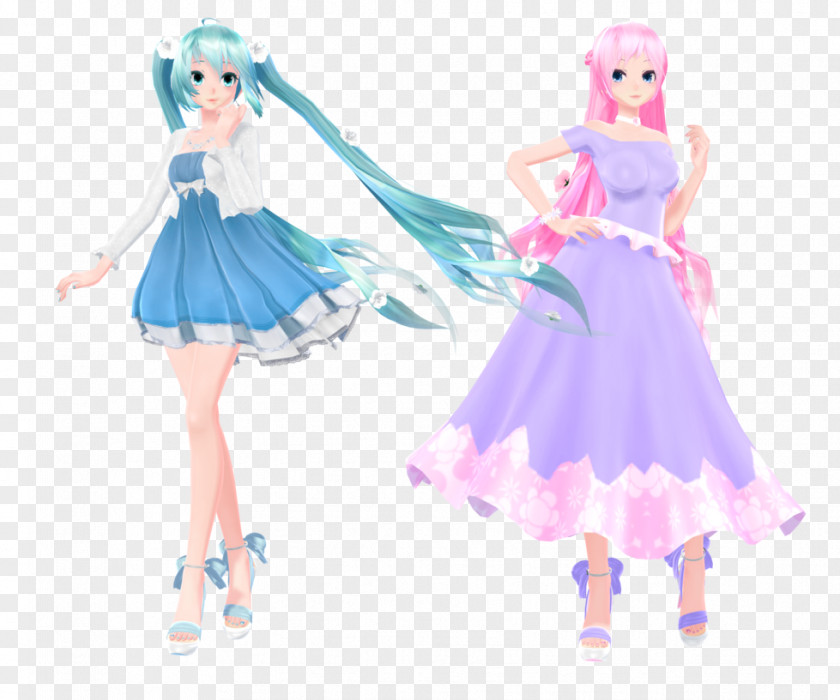 Hatsune Miku Vocaloid Megurine Luka MikuMikuDance Crypton Future Media PNG