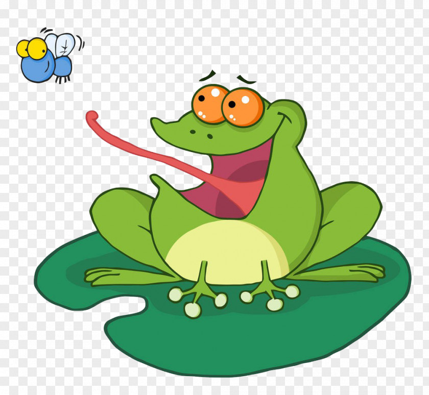 Lovely Frogs Frog Cartoon Royalty-free Clip Art PNG