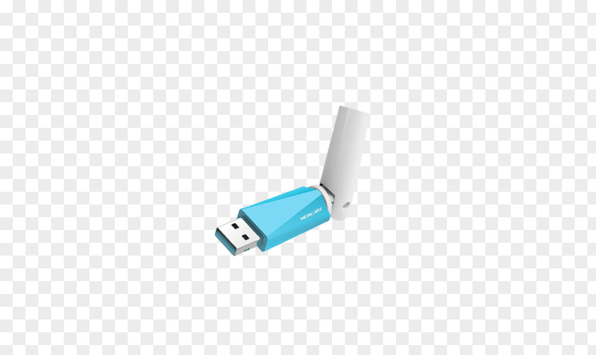 USB Flash Drive Blue Pattern PNG