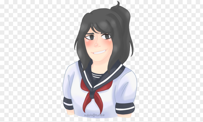 Alpha152 Yandere Simulator Character Stress PNG