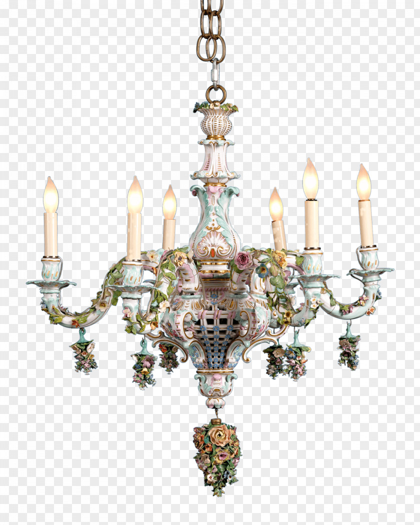 European Crystal Chandeliers Light Meissen Porcelain Chandelier Capodimonte PNG