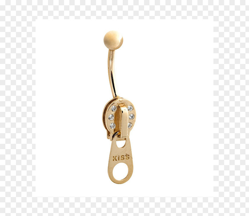 Gold Body Jewellery Navel Piercing PNG