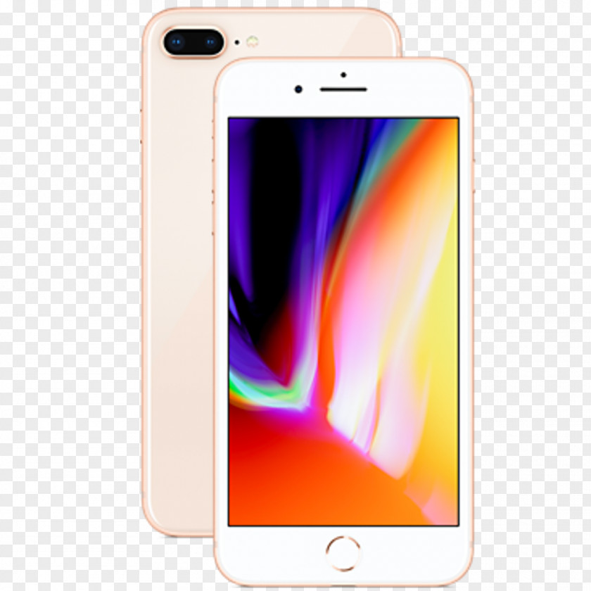 IPhone 8 Telephone Apple Gold Smartphone PNG