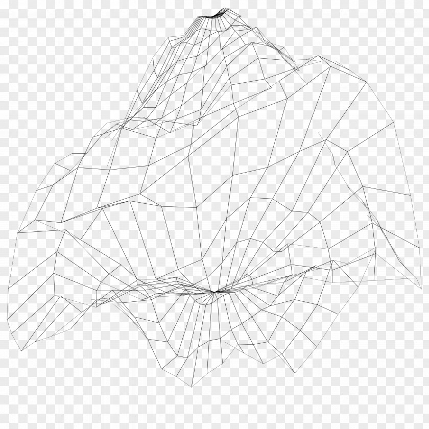Leaf Line Art Point Sketch PNG