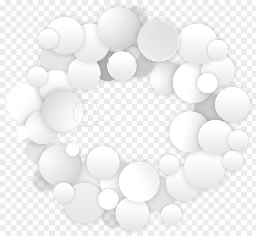 Vector Circle Papercutting PNG