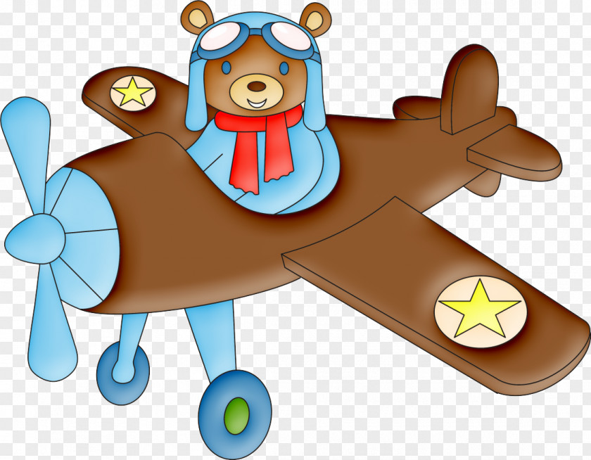 Airplane 0506147919 Bear Clip Art PNG