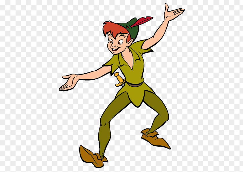 Cartoon Peter Pan And Wendy Tinker Bell Captain Hook Darling PNG