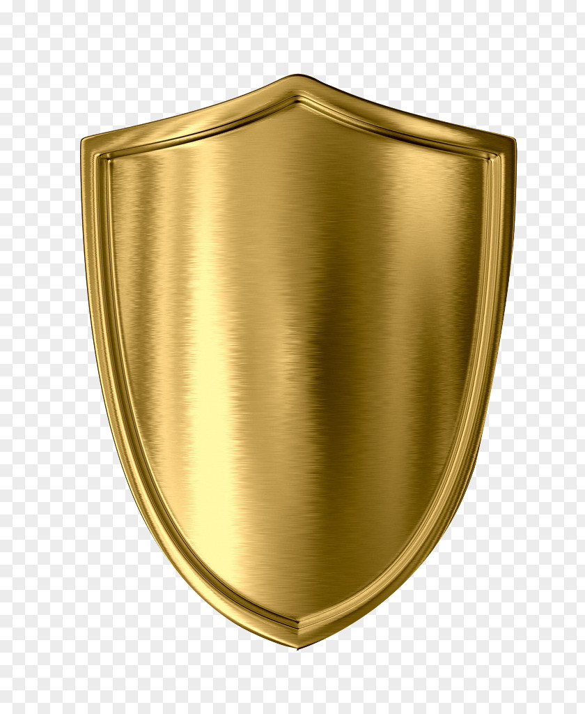 Golden Shield Gold Stock Illustration PNG