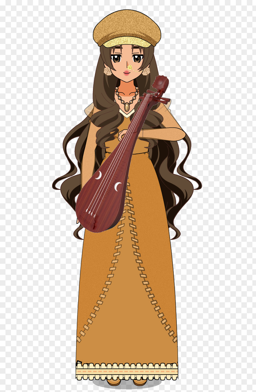 Inti Costume Design Cartoon String Instruments PNG