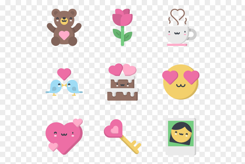Kawaii Candies Valentine's Day Computer Icons Smiley Love Clip Art PNG