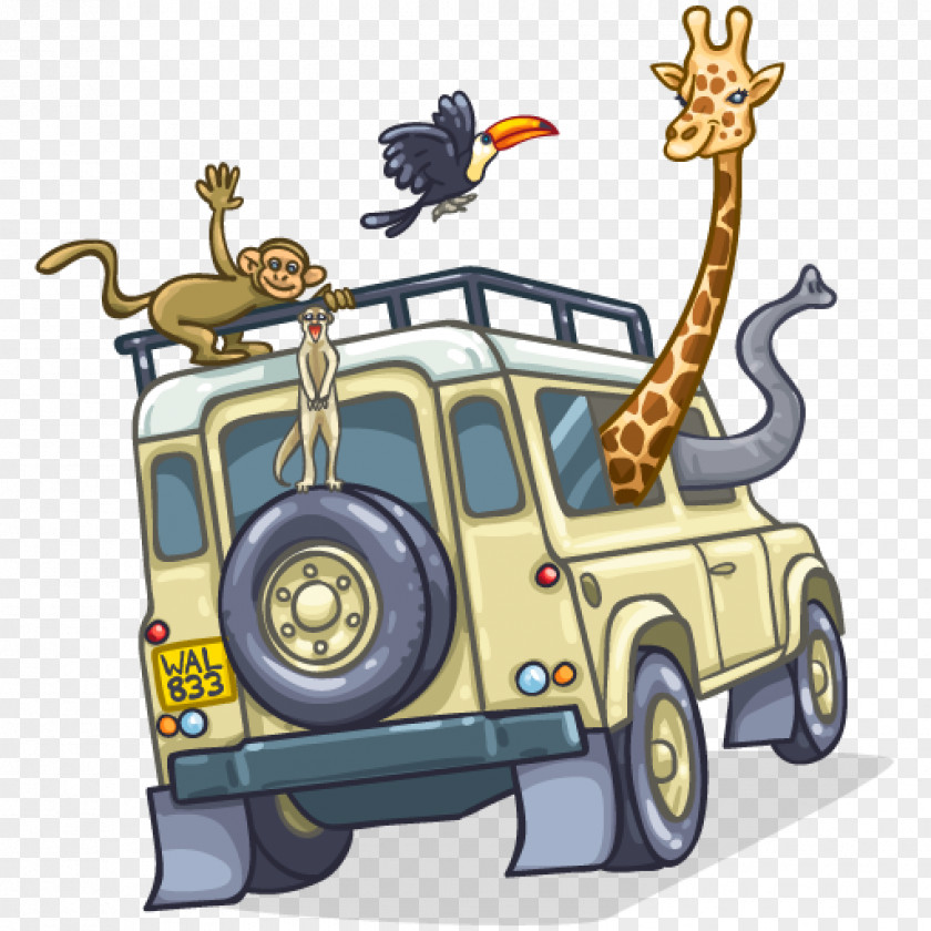 Safari Cartoon 2018 Mercedes-Benz S-Class Land Rover PNG