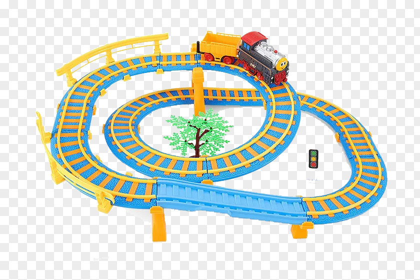 Train,Double Track Train Rail Transport Toy PNG