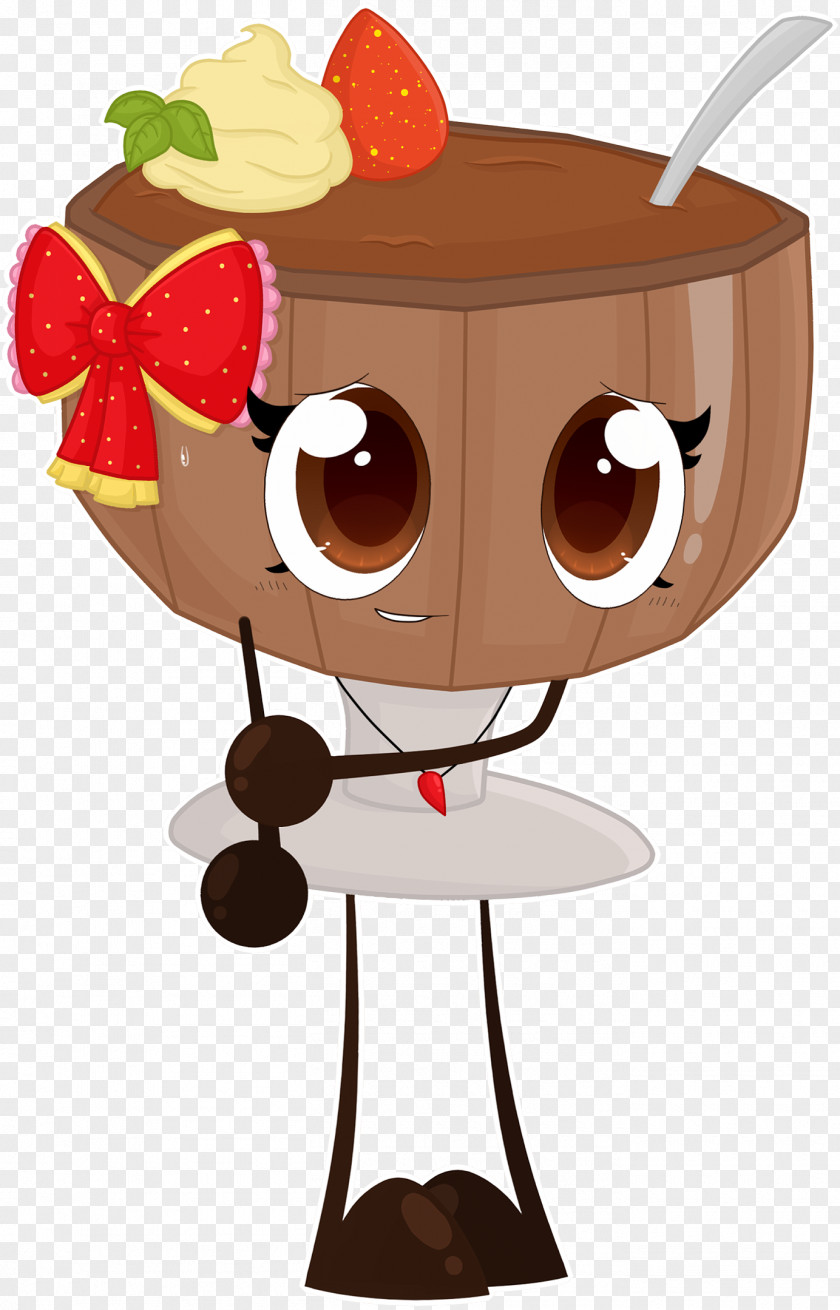 Chocolate Cartoon Character PNG