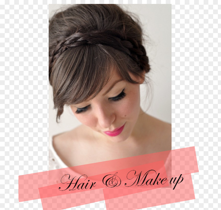Hair Braid Updo Hairstyle Short PNG