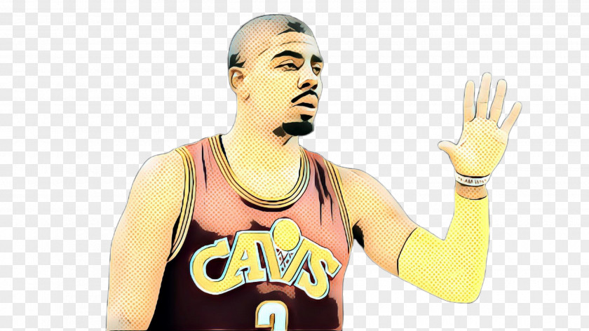 Sign Language Cheering Gesture Finger Yellow Cartoon Basketball Player PNG
