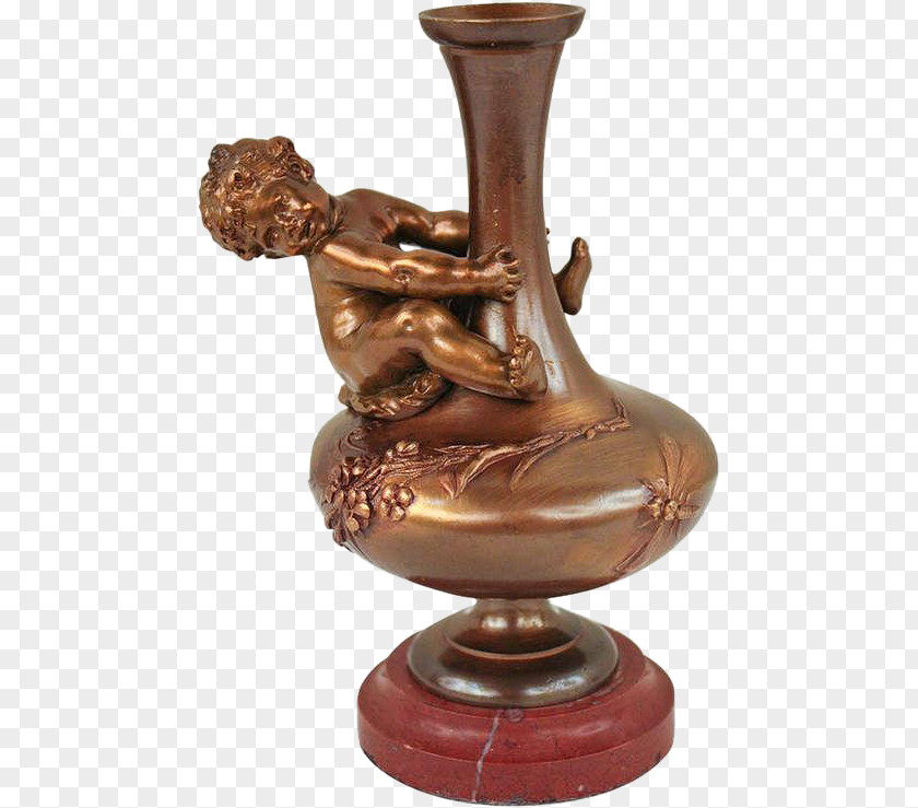 Vase Bronze Sculpture Statue PNG