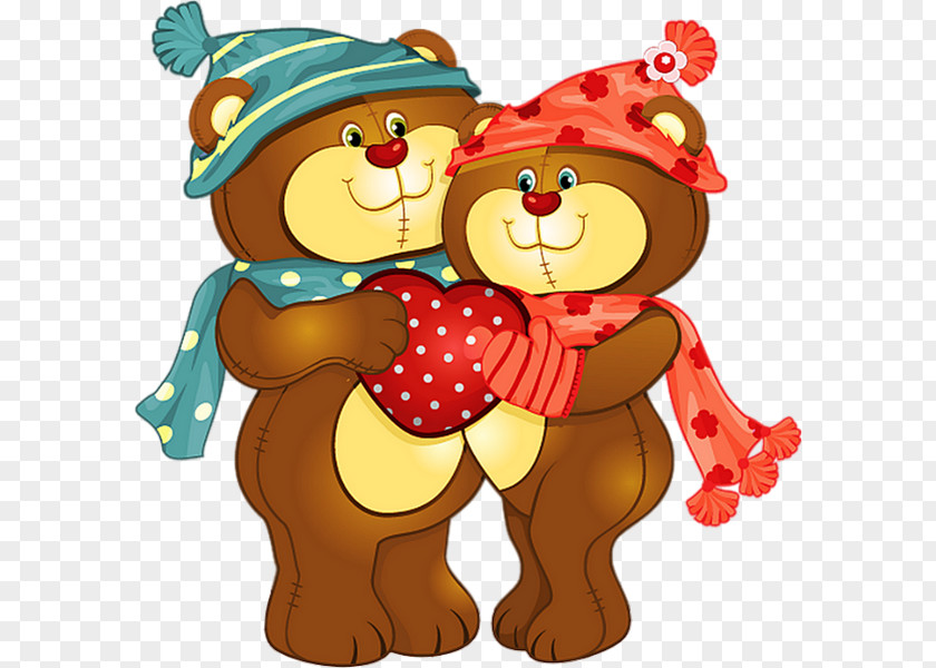 14th Bear Valentine's Day Drawing Clip Art PNG