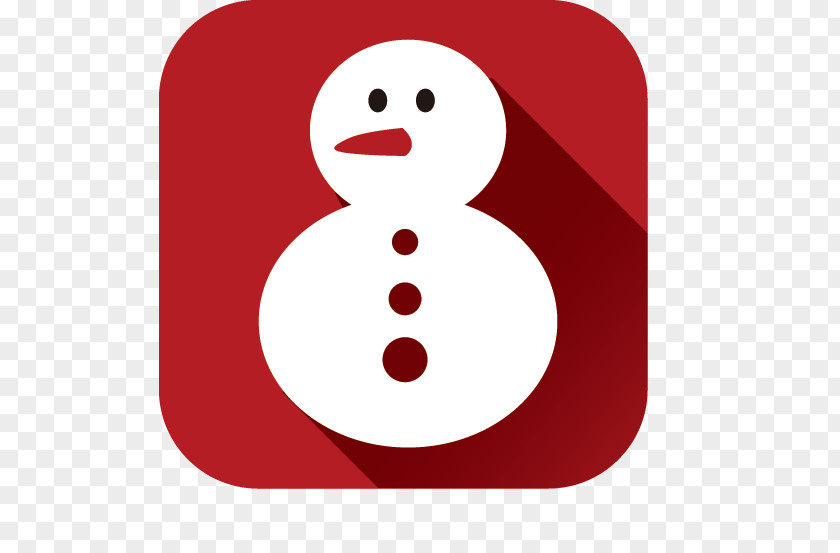 Christmas Vector Icons Snowman Doll Illustration PNG