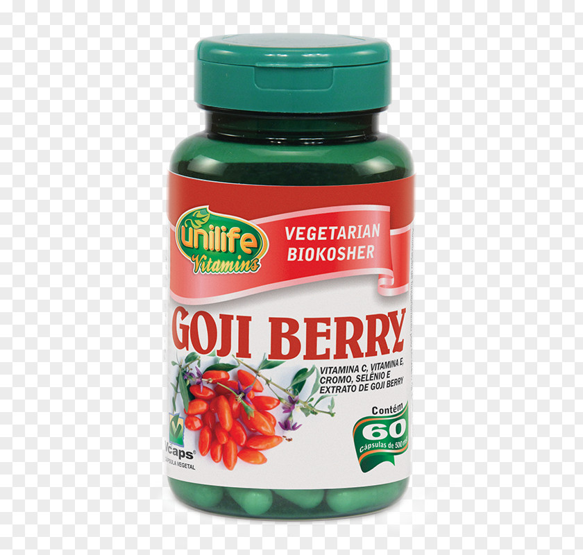 Goji Berry Capsule Food Unilife Vitamins Indústria Nutracêutica, Produtos Naturais E Fitoterápicos. PNG
