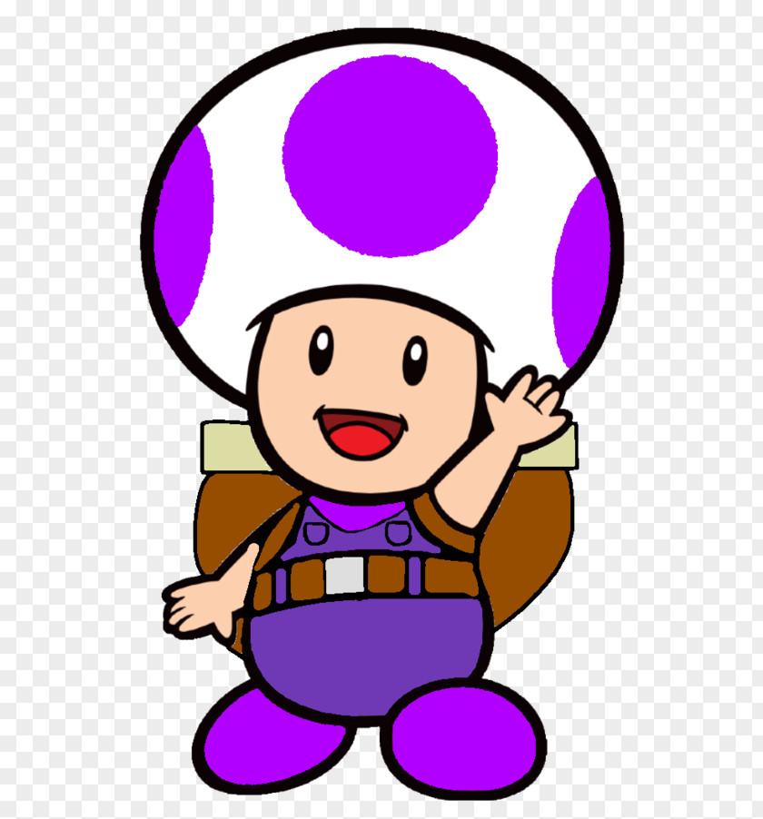 Mario Bros New Super Bros. Wii Toad PNG