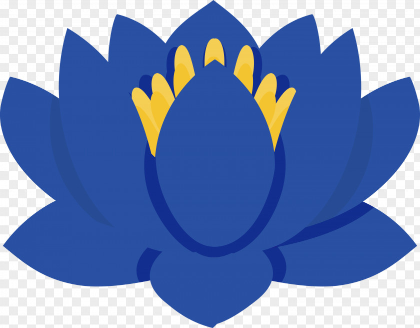 Petal Cobalt Blue Flower Plants PNG