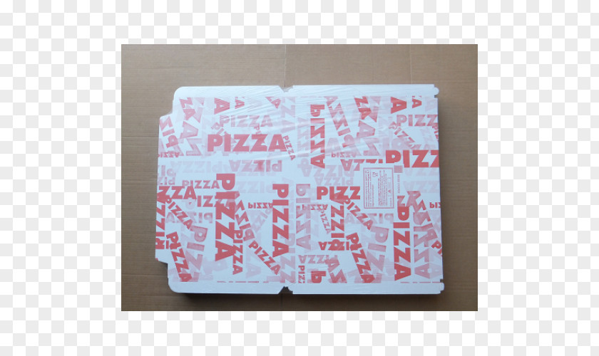 Pizza Box Paper Pink M Rectangle Font PNG