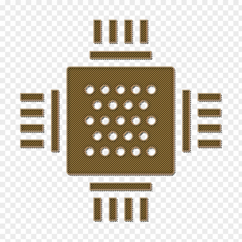 Technology Semiconductor Icon Chip Circuit Ic PNG