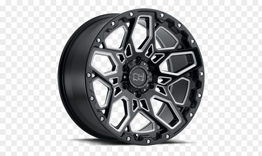 Car Rim Black Rhinoceros Wheel PNG