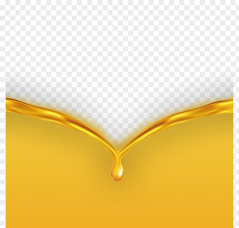Creative Water Droplets Yellow Wallpaper PNG