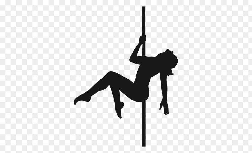 Dance Neon Pole Silhouette Image PNG