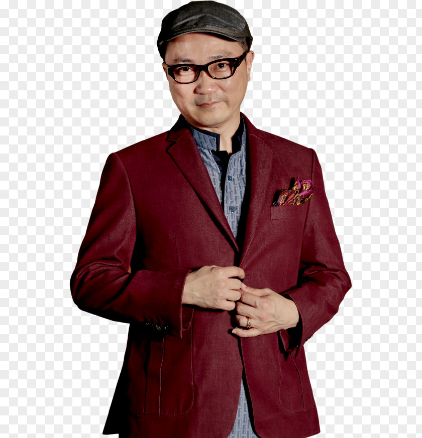 Manniquin Tuxedo M. Maroon Glasses PNG