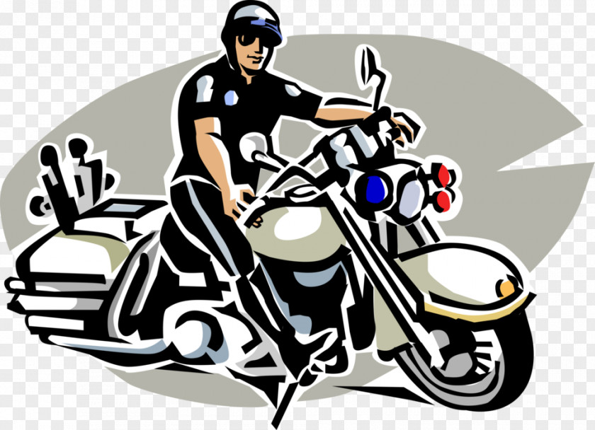 Motorcycle Police Officer Club PNG