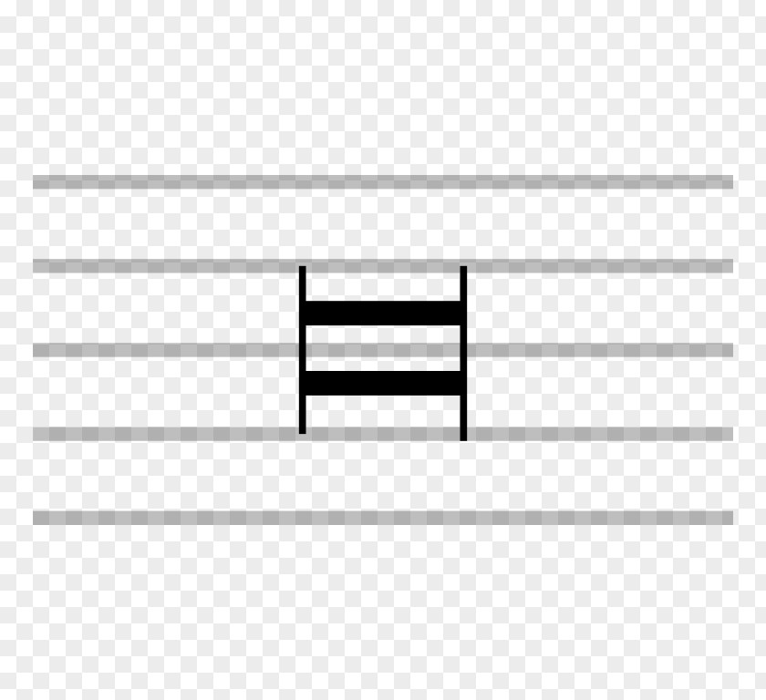 Musical Notation Double Whole Note Longa Value PNG