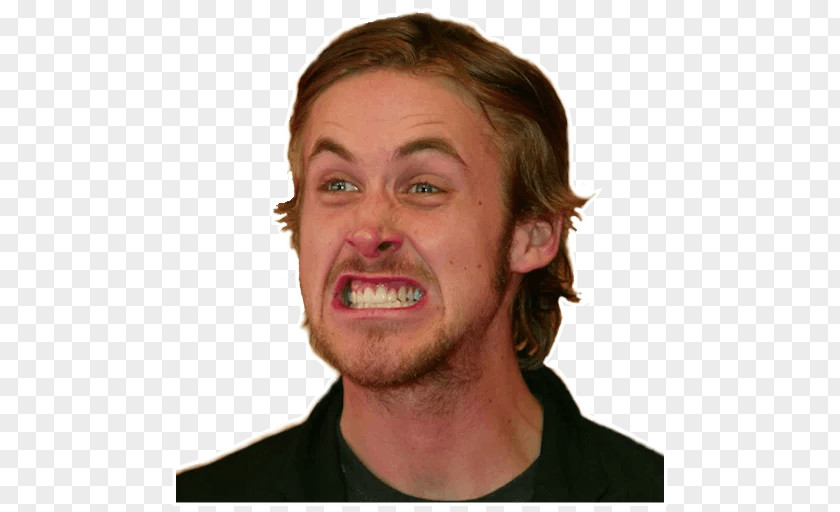 Ryan Gosling Chin Cheek Telegram Jaw PNG