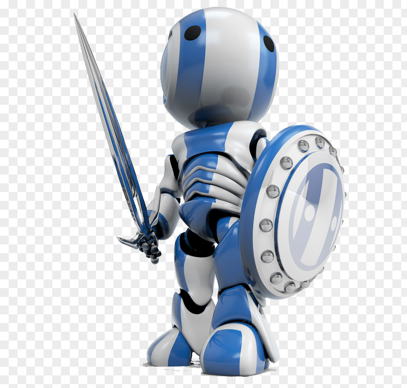 Shield Warrior Humanoid Robot Clip Art PNG