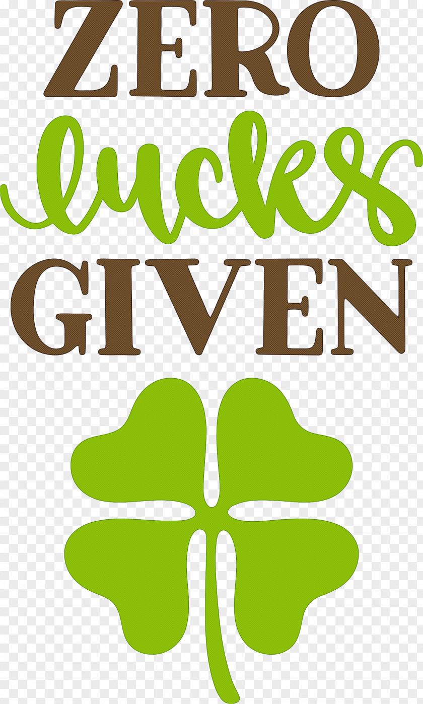 Zero Lucks Given Lucky Saint Patrick PNG