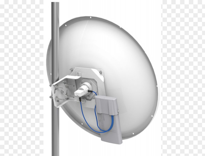 MikroTik MANT 30dBi 5Ghz Parabolic Dish Antenna With MTAD-5G-30D3 Satellite Offset PNG