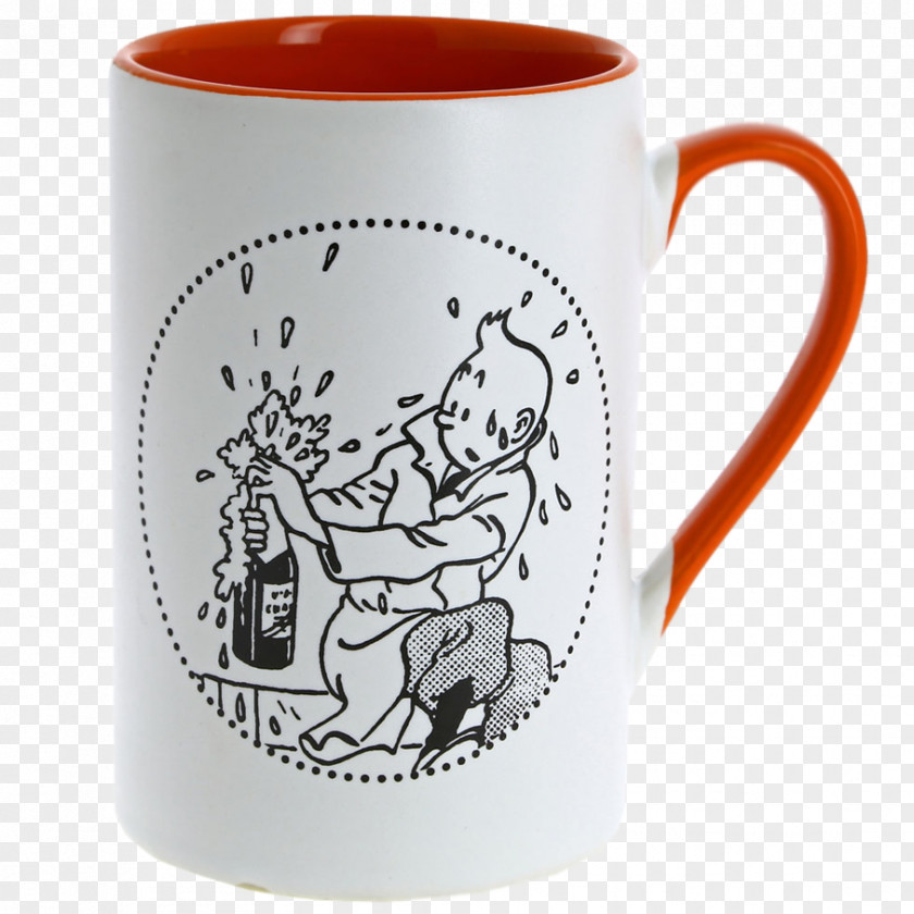 Mug Snowy The Crab With Golden Claws Tintin In Congo Coffee Cup Land Of Soviets PNG