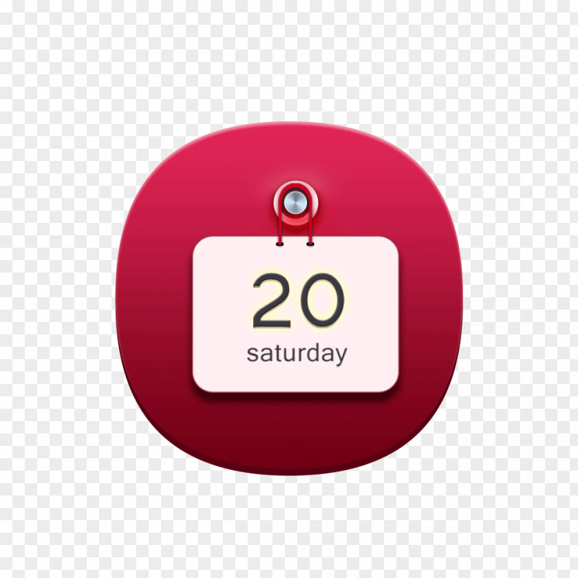 UI Design Calendar Button PNG